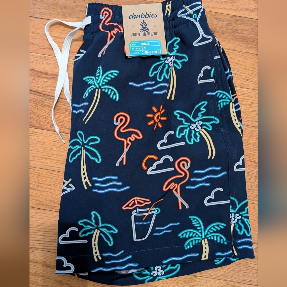 Chubbies Neon Lights Swim Trunks
